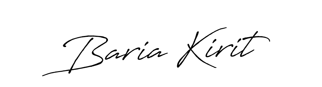 Similarly Antro_Vectra_Bolder is the best handwritten signature design. Signature creator online .You can use it as an online autograph creator for name Baria Kirit. Baria Kirit signature style 7 images and pictures png