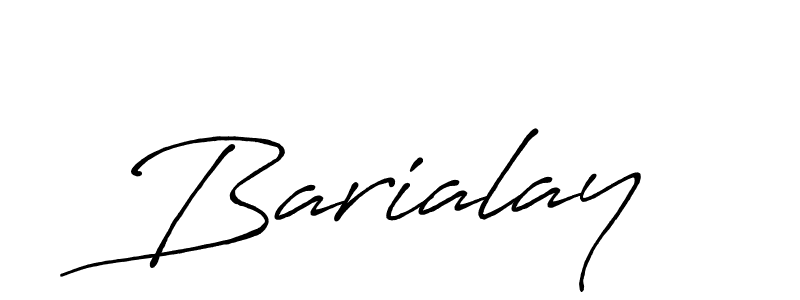 The best way (Antro_Vectra_Bolder) to make a short signature is to pick only two or three words in your name. The name Barialay include a total of six letters. For converting this name. Barialay signature style 7 images and pictures png