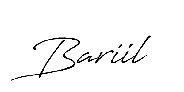 The best way (Antro_Vectra_Bolder) to make a short signature is to pick only two or three words in your name. The name Bariil include a total of six letters. For converting this name. Bariil signature style 7 images and pictures png