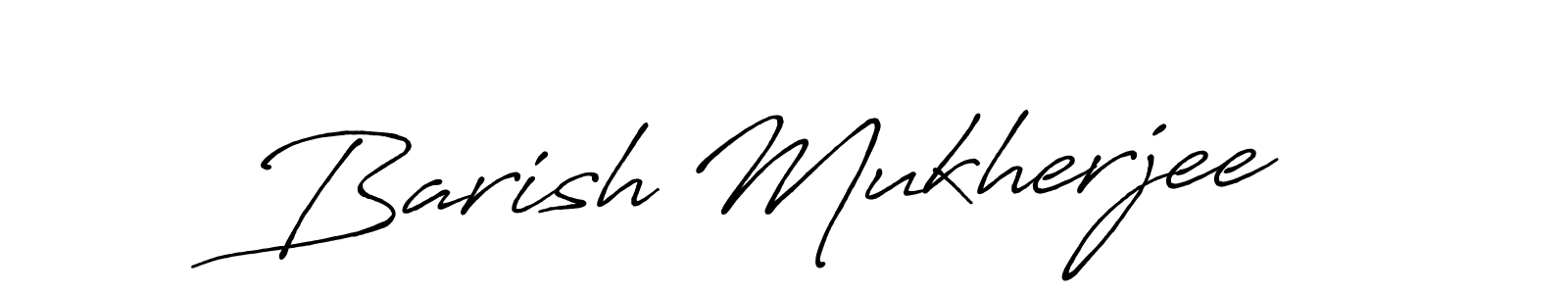 Design your own signature with our free online signature maker. With this signature software, you can create a handwritten (Antro_Vectra_Bolder) signature for name Barish Mukherjee. Barish Mukherjee signature style 7 images and pictures png