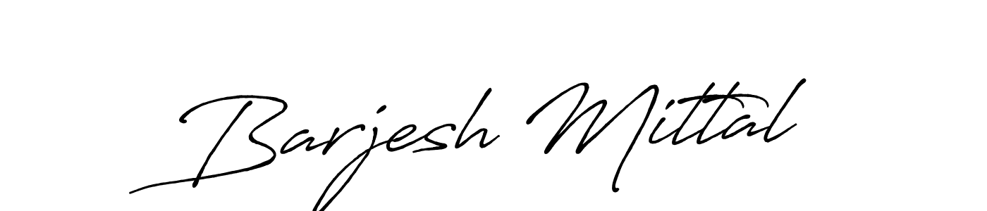 Barjesh Mittal stylish signature style. Best Handwritten Sign (Antro_Vectra_Bolder) for my name. Handwritten Signature Collection Ideas for my name Barjesh Mittal. Barjesh Mittal signature style 7 images and pictures png