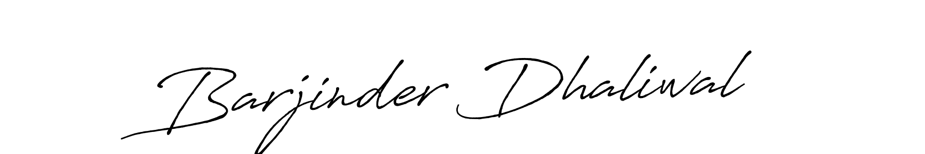 Create a beautiful signature design for name Barjinder Dhaliwal. With this signature (Antro_Vectra_Bolder) fonts, you can make a handwritten signature for free. Barjinder Dhaliwal signature style 7 images and pictures png