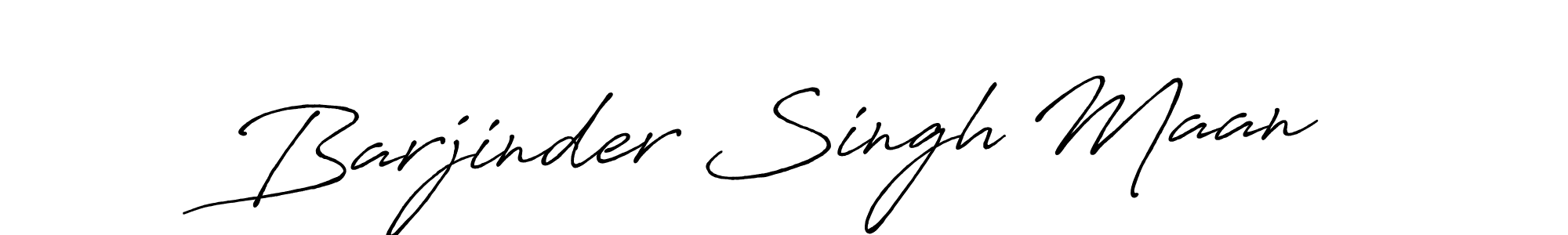 Barjinder Singh Maan stylish signature style. Best Handwritten Sign (Antro_Vectra_Bolder) for my name. Handwritten Signature Collection Ideas for my name Barjinder Singh Maan. Barjinder Singh Maan signature style 7 images and pictures png