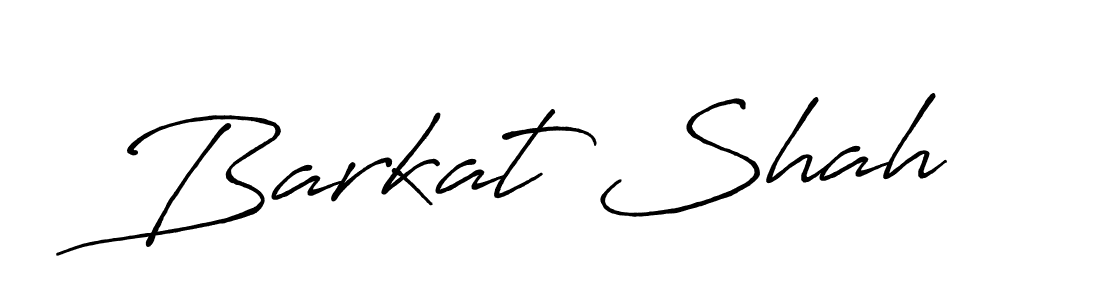 How to make Barkat Shah name signature. Use Antro_Vectra_Bolder style for creating short signs online. This is the latest handwritten sign. Barkat Shah signature style 7 images and pictures png