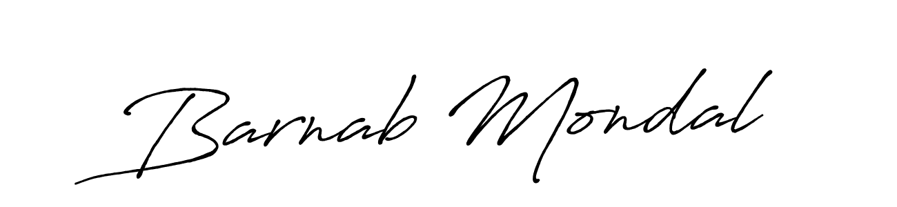 Once you've used our free online signature maker to create your best signature Antro_Vectra_Bolder style, it's time to enjoy all of the benefits that Barnab Mondal name signing documents. Barnab Mondal signature style 7 images and pictures png