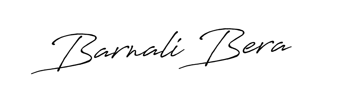 Create a beautiful signature design for name Barnali Bera. With this signature (Antro_Vectra_Bolder) fonts, you can make a handwritten signature for free. Barnali Bera signature style 7 images and pictures png