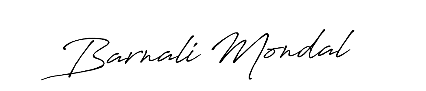 Use a signature maker to create a handwritten signature online. With this signature software, you can design (Antro_Vectra_Bolder) your own signature for name Barnali Mondal. Barnali Mondal signature style 7 images and pictures png