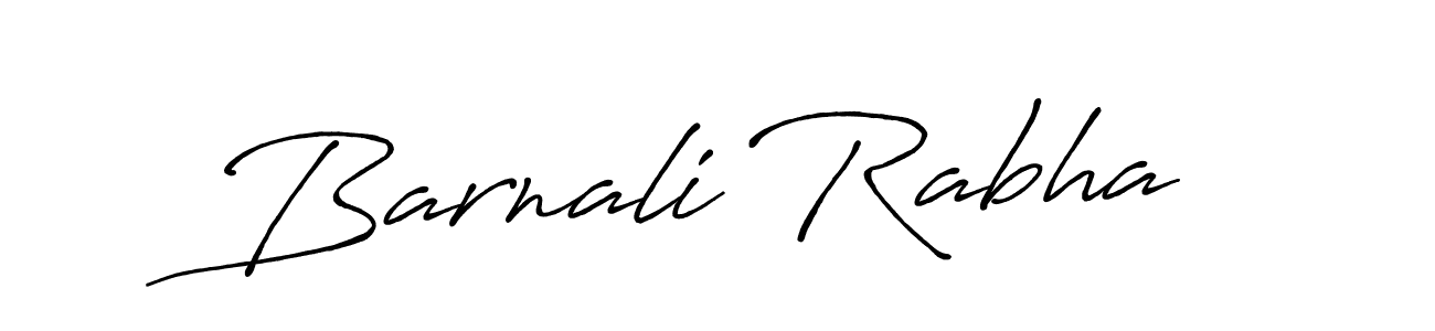 Create a beautiful signature design for name Barnali Rabha. With this signature (Antro_Vectra_Bolder) fonts, you can make a handwritten signature for free. Barnali Rabha signature style 7 images and pictures png