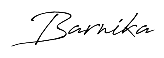 How to make Barnika name signature. Use Antro_Vectra_Bolder style for creating short signs online. This is the latest handwritten sign. Barnika signature style 7 images and pictures png