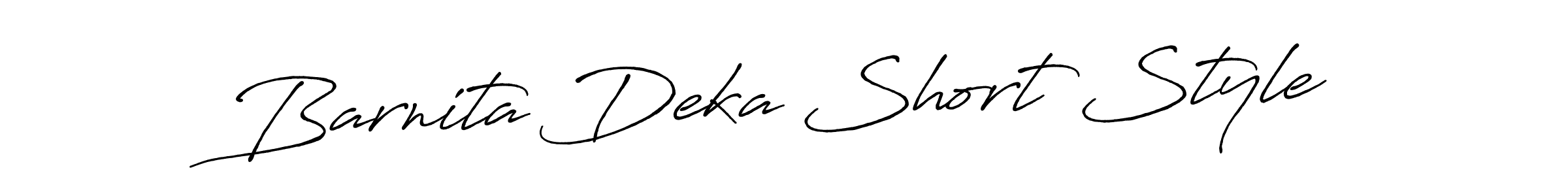 Make a short Barnita Deka Short Style signature style. Manage your documents anywhere anytime using Antro_Vectra_Bolder. Create and add eSignatures, submit forms, share and send files easily. Barnita Deka Short Style signature style 7 images and pictures png