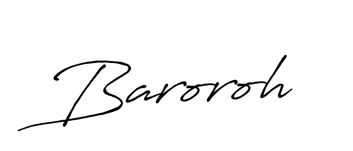 Design your own signature with our free online signature maker. With this signature software, you can create a handwritten (Antro_Vectra_Bolder) signature for name Baroroh. Baroroh signature style 7 images and pictures png