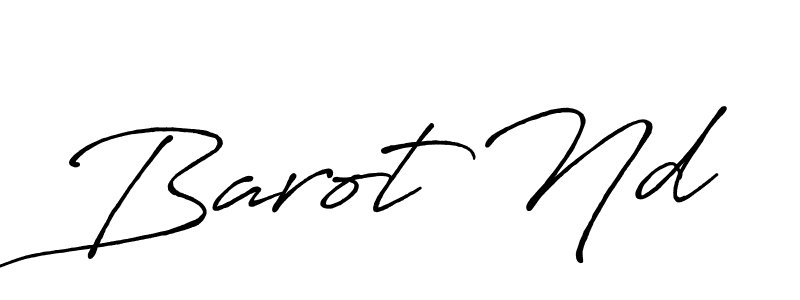 The best way (Antro_Vectra_Bolder) to make a short signature is to pick only two or three words in your name. The name Barot Nd include a total of six letters. For converting this name. Barot Nd signature style 7 images and pictures png