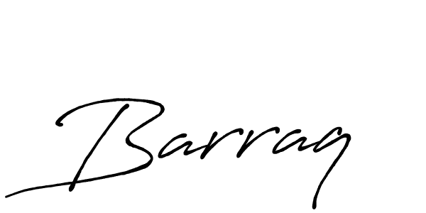Use a signature maker to create a handwritten signature online. With this signature software, you can design (Antro_Vectra_Bolder) your own signature for name Barraq. Barraq signature style 7 images and pictures png