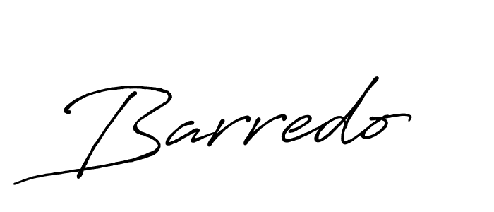 Make a beautiful signature design for name Barredo. With this signature (Antro_Vectra_Bolder) style, you can create a handwritten signature for free. Barredo signature style 7 images and pictures png
