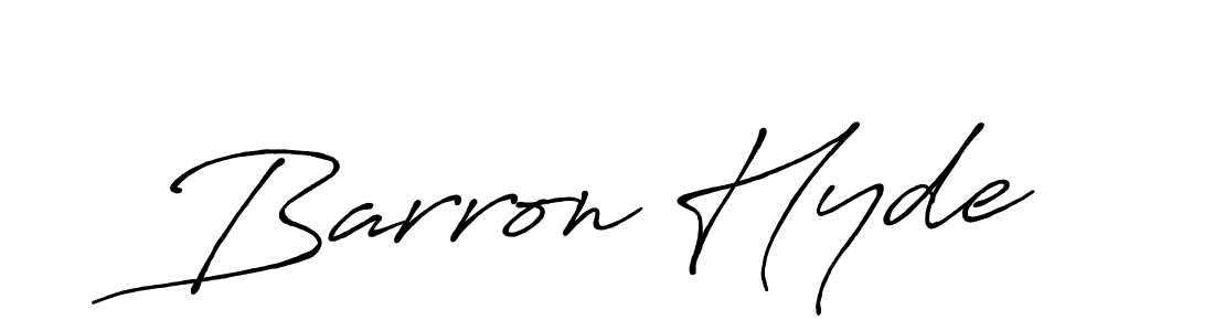 Also we have Barron Hyde name is the best signature style. Create professional handwritten signature collection using Antro_Vectra_Bolder autograph style. Barron Hyde signature style 7 images and pictures png