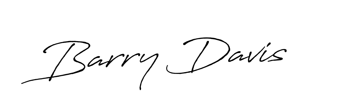 Make a beautiful signature design for name Barry Davis. With this signature (Antro_Vectra_Bolder) style, you can create a handwritten signature for free. Barry Davis signature style 7 images and pictures png