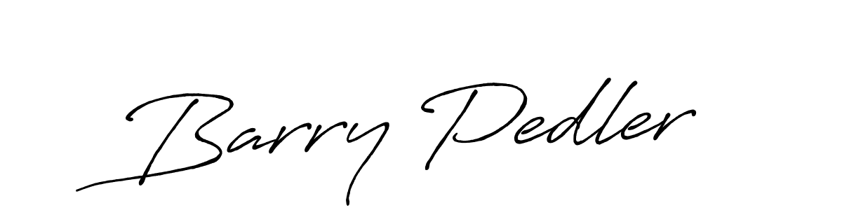 Create a beautiful signature design for name Barry Pedler. With this signature (Antro_Vectra_Bolder) fonts, you can make a handwritten signature for free. Barry Pedler signature style 7 images and pictures png