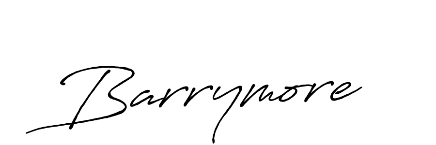 Design your own signature with our free online signature maker. With this signature software, you can create a handwritten (Antro_Vectra_Bolder) signature for name Barrymore. Barrymore signature style 7 images and pictures png