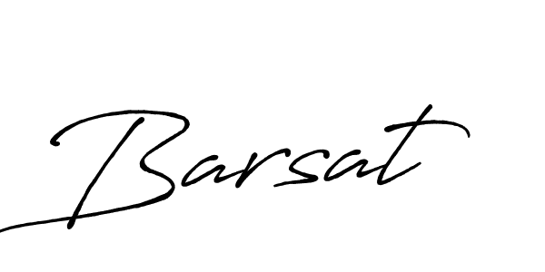 Barsat stylish signature style. Best Handwritten Sign (Antro_Vectra_Bolder) for my name. Handwritten Signature Collection Ideas for my name Barsat. Barsat signature style 7 images and pictures png