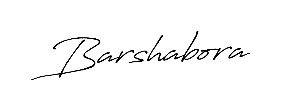 Barshabora stylish signature style. Best Handwritten Sign (Antro_Vectra_Bolder) for my name. Handwritten Signature Collection Ideas for my name Barshabora. Barshabora signature style 7 images and pictures png