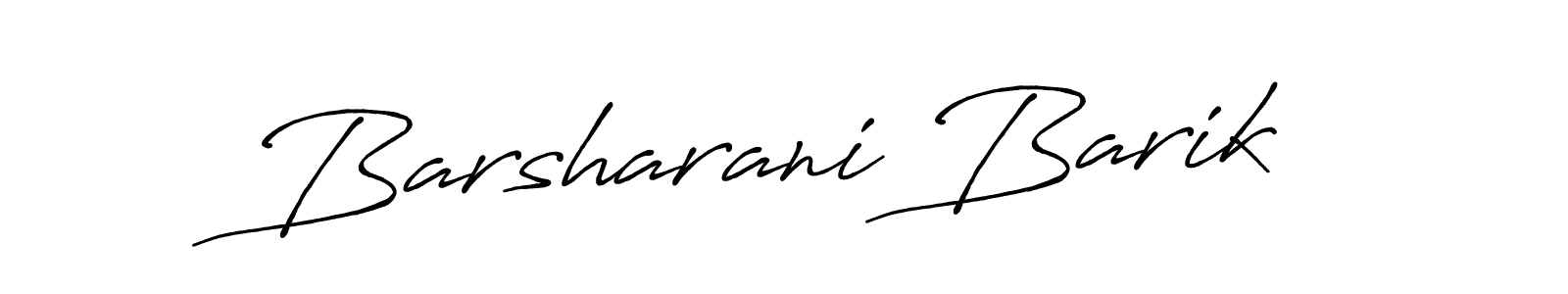 Make a beautiful signature design for name Barsharani Barik. With this signature (Antro_Vectra_Bolder) style, you can create a handwritten signature for free. Barsharani Barik signature style 7 images and pictures png