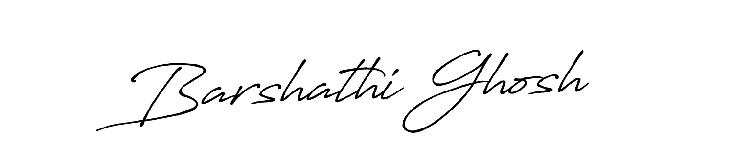 Create a beautiful signature design for name Barshathi Ghosh. With this signature (Antro_Vectra_Bolder) fonts, you can make a handwritten signature for free. Barshathi Ghosh signature style 7 images and pictures png