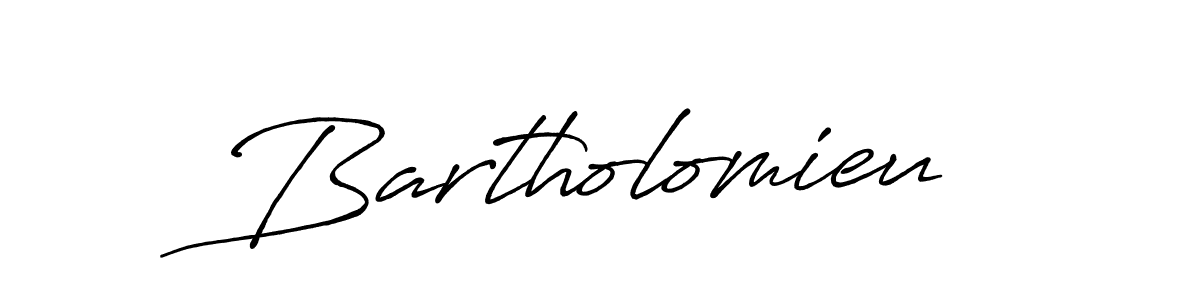 Design your own signature with our free online signature maker. With this signature software, you can create a handwritten (Antro_Vectra_Bolder) signature for name Bartholomieu. Bartholomieu signature style 7 images and pictures png