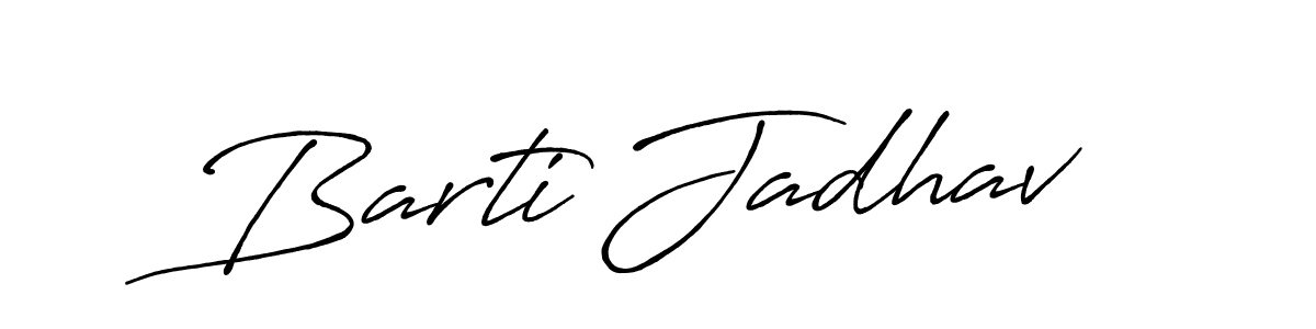 Once you've used our free online signature maker to create your best signature Antro_Vectra_Bolder style, it's time to enjoy all of the benefits that Barti Jadhav name signing documents. Barti Jadhav signature style 7 images and pictures png