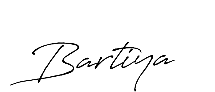 Create a beautiful signature design for name Bartiya. With this signature (Antro_Vectra_Bolder) fonts, you can make a handwritten signature for free. Bartiya signature style 7 images and pictures png