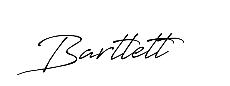 You should practise on your own different ways (Antro_Vectra_Bolder) to write your name (Bartlett) in signature. don't let someone else do it for you. Bartlett signature style 7 images and pictures png