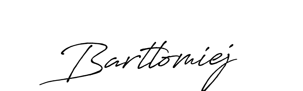 Bartlomiej stylish signature style. Best Handwritten Sign (Antro_Vectra_Bolder) for my name. Handwritten Signature Collection Ideas for my name Bartlomiej. Bartlomiej signature style 7 images and pictures png