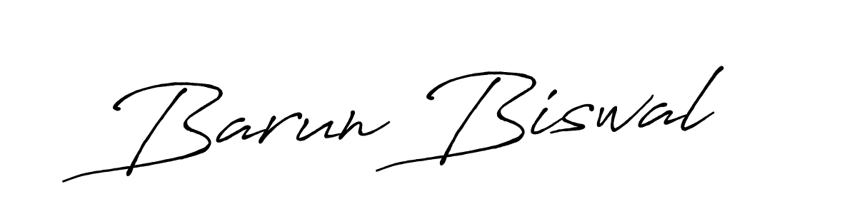 How to make Barun Biswal name signature. Use Antro_Vectra_Bolder style for creating short signs online. This is the latest handwritten sign. Barun Biswal signature style 7 images and pictures png