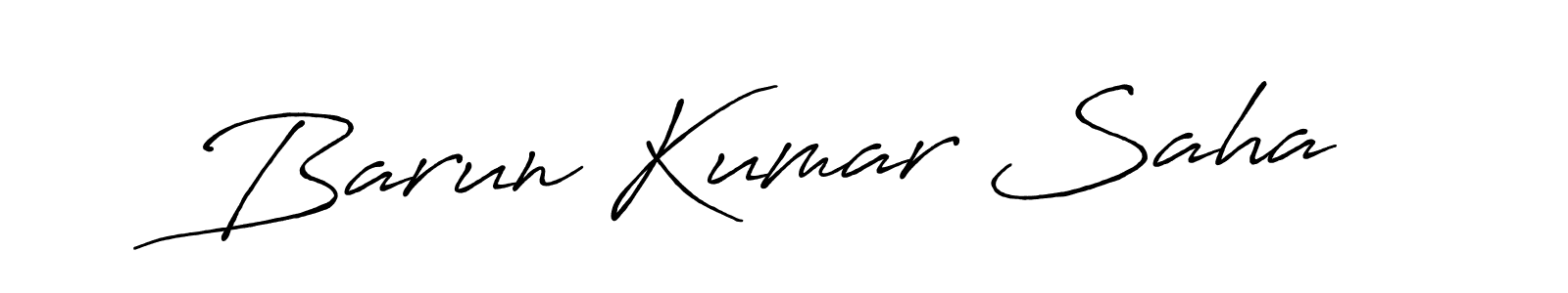 How to make Barun Kumar Saha name signature. Use Antro_Vectra_Bolder style for creating short signs online. This is the latest handwritten sign. Barun Kumar Saha signature style 7 images and pictures png