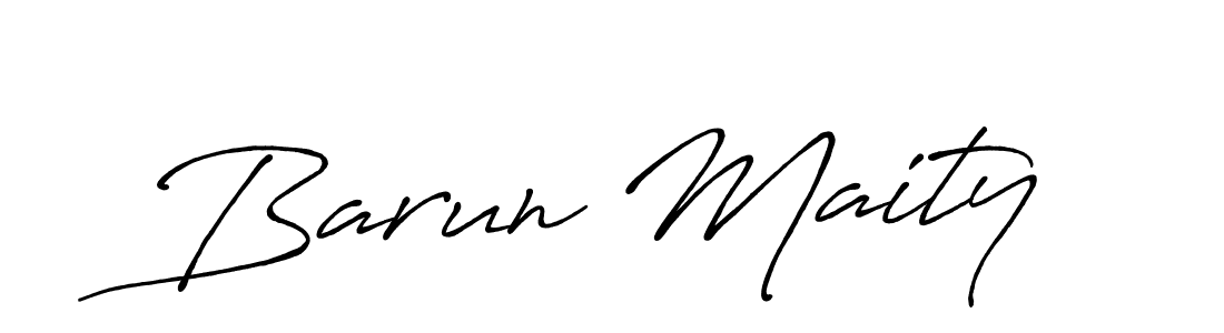 How to make Barun Maity signature? Antro_Vectra_Bolder is a professional autograph style. Create handwritten signature for Barun Maity name. Barun Maity signature style 7 images and pictures png