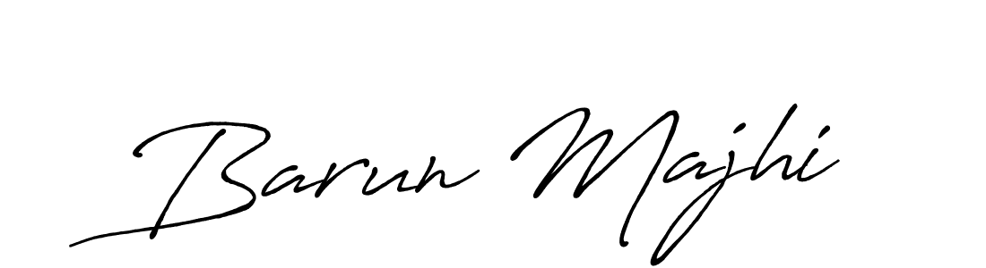 Antro_Vectra_Bolder is a professional signature style that is perfect for those who want to add a touch of class to their signature. It is also a great choice for those who want to make their signature more unique. Get Barun Majhi name to fancy signature for free. Barun Majhi signature style 7 images and pictures png