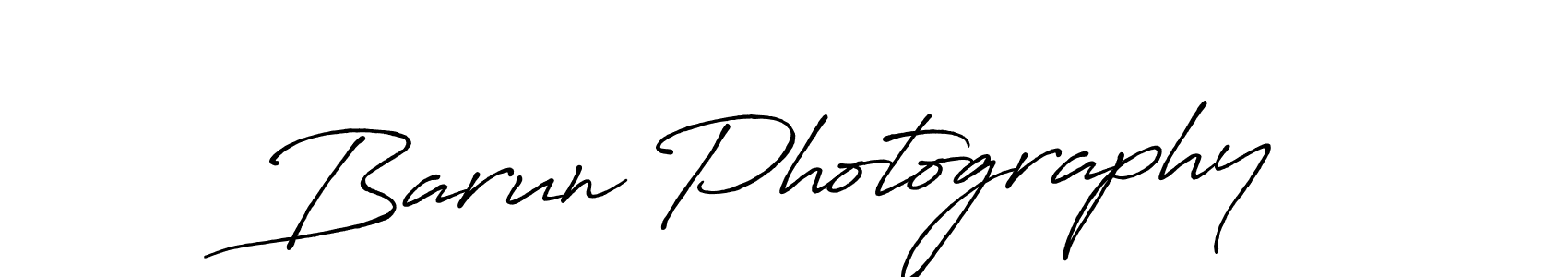 Make a beautiful signature design for name Barun Photography. With this signature (Antro_Vectra_Bolder) style, you can create a handwritten signature for free. Barun Photography signature style 7 images and pictures png