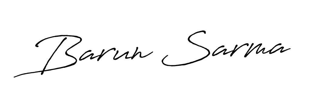 How to make Barun Sarma signature? Antro_Vectra_Bolder is a professional autograph style. Create handwritten signature for Barun Sarma name. Barun Sarma signature style 7 images and pictures png