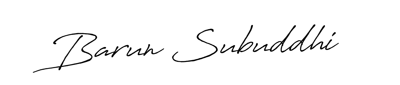 It looks lik you need a new signature style for name Barun Subuddhi. Design unique handwritten (Antro_Vectra_Bolder) signature with our free signature maker in just a few clicks. Barun Subuddhi signature style 7 images and pictures png