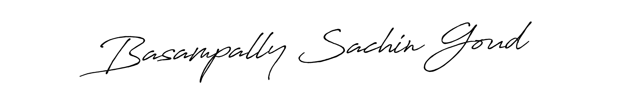 Antro_Vectra_Bolder is a professional signature style that is perfect for those who want to add a touch of class to their signature. It is also a great choice for those who want to make their signature more unique. Get Basampally Sachin Goud name to fancy signature for free. Basampally Sachin Goud signature style 7 images and pictures png