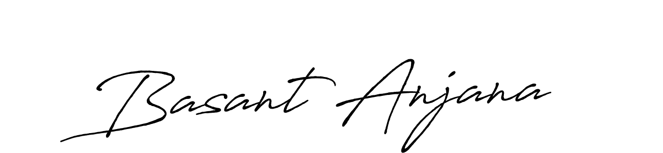 Make a beautiful signature design for name Basant Anjana. Use this online signature maker to create a handwritten signature for free. Basant Anjana signature style 7 images and pictures png