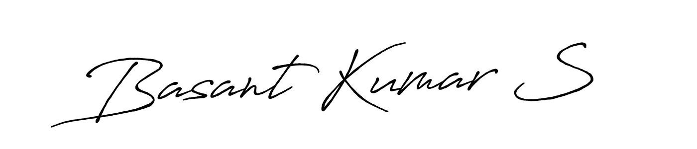 This is the best signature style for the Basant Kumar S name. Also you like these signature font (Antro_Vectra_Bolder). Mix name signature. Basant Kumar S signature style 7 images and pictures png
