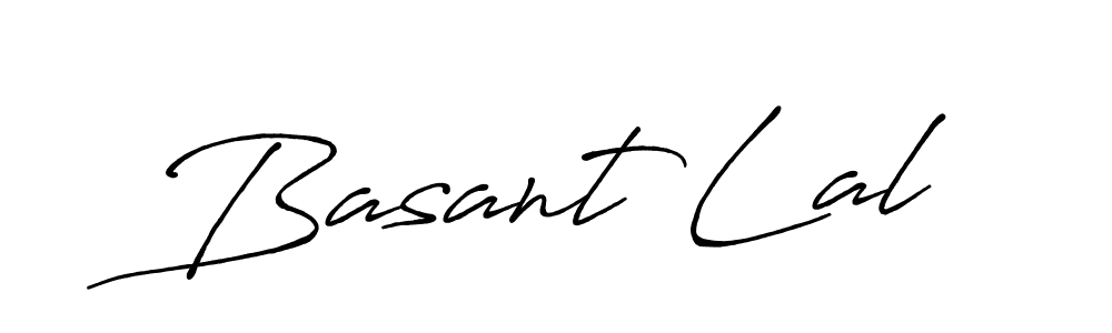 Create a beautiful signature design for name Basant Lal. With this signature (Antro_Vectra_Bolder) fonts, you can make a handwritten signature for free. Basant Lal signature style 7 images and pictures png