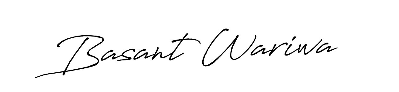 Here are the top 10 professional signature styles for the name Basant Wariwa. These are the best autograph styles you can use for your name. Basant Wariwa signature style 7 images and pictures png