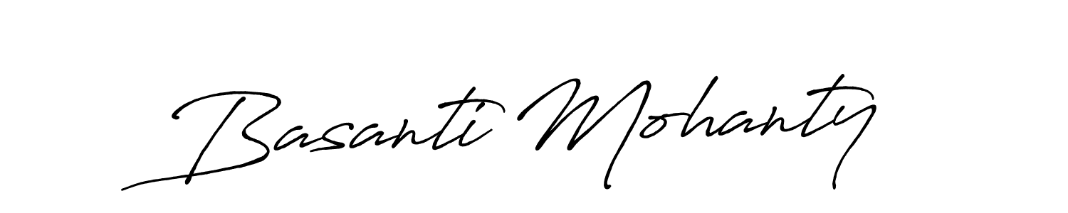 It looks lik you need a new signature style for name Basanti Mohanty. Design unique handwritten (Antro_Vectra_Bolder) signature with our free signature maker in just a few clicks. Basanti Mohanty signature style 7 images and pictures png