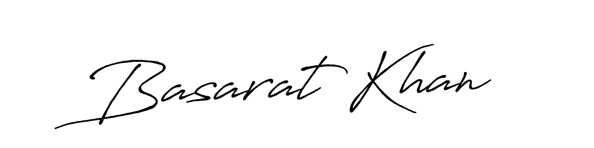 Basarat Khan stylish signature style. Best Handwritten Sign (Antro_Vectra_Bolder) for my name. Handwritten Signature Collection Ideas for my name Basarat Khan. Basarat Khan signature style 7 images and pictures png