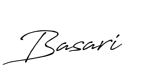 How to make Basari name signature. Use Antro_Vectra_Bolder style for creating short signs online. This is the latest handwritten sign. Basari signature style 7 images and pictures png