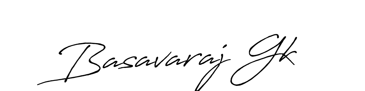 Create a beautiful signature design for name Basavaraj Gk. With this signature (Antro_Vectra_Bolder) fonts, you can make a handwritten signature for free. Basavaraj Gk signature style 7 images and pictures png