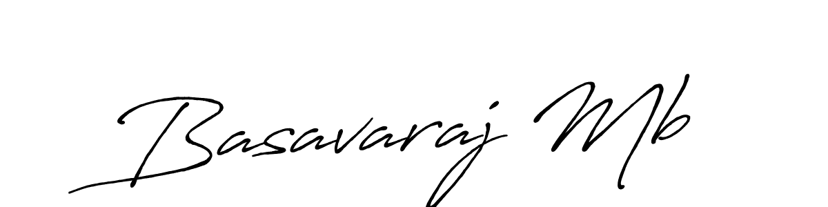 Make a beautiful signature design for name Basavaraj Mb. With this signature (Antro_Vectra_Bolder) style, you can create a handwritten signature for free. Basavaraj Mb signature style 7 images and pictures png