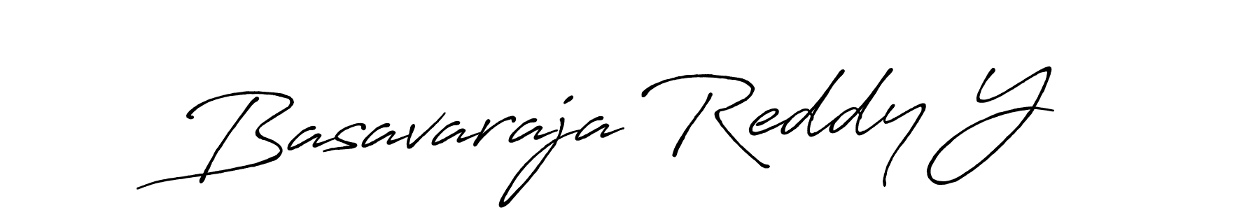 Use a signature maker to create a handwritten signature online. With this signature software, you can design (Antro_Vectra_Bolder) your own signature for name Basavaraja Reddy Y. Basavaraja Reddy Y signature style 7 images and pictures png