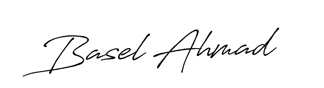 Also we have Basel Ahmad name is the best signature style. Create professional handwritten signature collection using Antro_Vectra_Bolder autograph style. Basel Ahmad signature style 7 images and pictures png